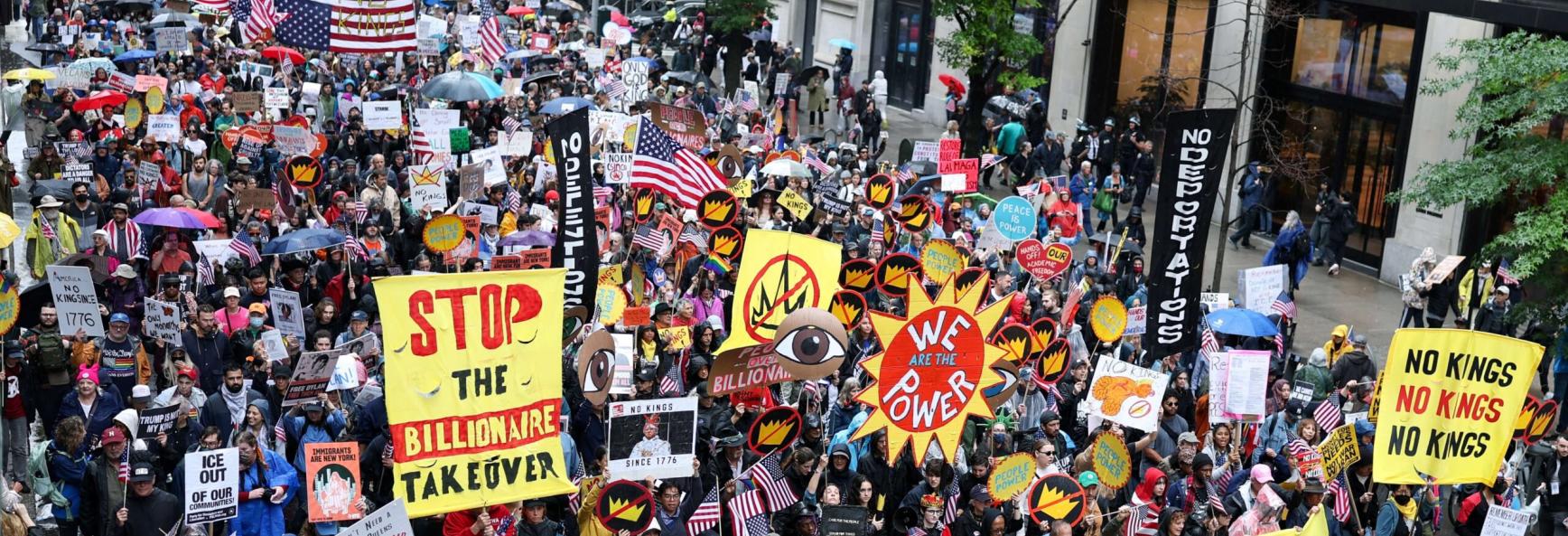 PHOTOS: 'No Kings' protests take place in NY, NJ and CT