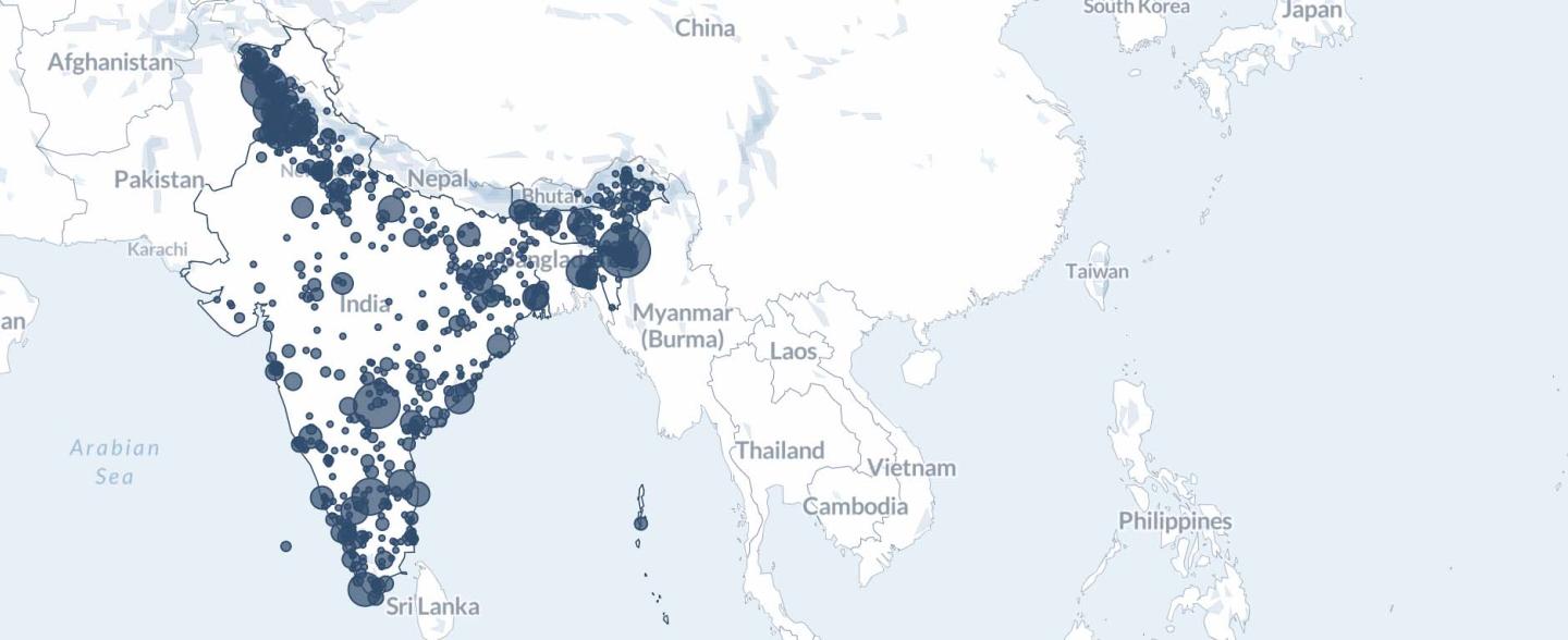 ACLED Explorer - india - banner