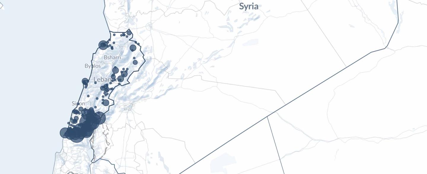 ACLED Explorer - Lebanon - banner